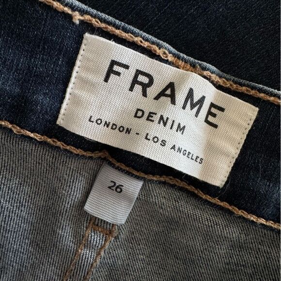 Frame Jeans Le Flare De Francoise in St. Ives Size 26 - Picture 13 of 15
